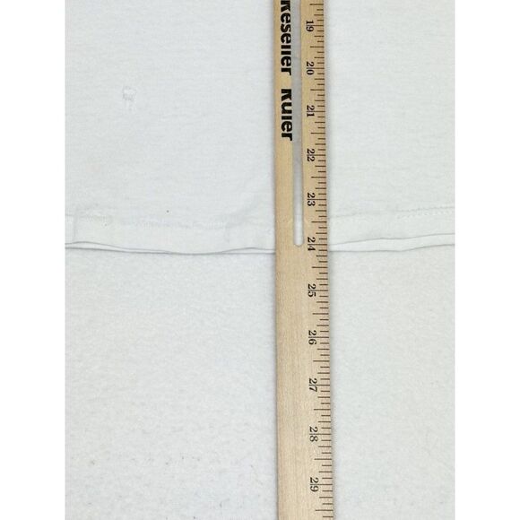 Vintage 1990 Bridgeport Basketball T-Shirt White Medium State Champs Single Sti - Picture 12 of 12